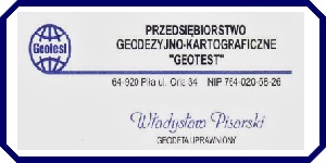 Przedsiębiorstwo Geodezyjno-Kartograficzne Geotest Władysław Pisarski w Pile